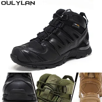 Къмпинг лесен амфибийни обувки, маратонки, ботуши военни бойни обувки мъжки средата на горната част на пустеещи спортни обувки планински обувки