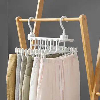 Легкодоступная закачалка за панталони Дългогодишна многопластова закачалка за панталони Компактен Закачалка за съхранение в организиран гардероба Удобна за употреба