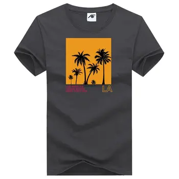 Лос Анджелис Venice Beach, САЩ, приталенная тениска, мъжки летни тениски, новост