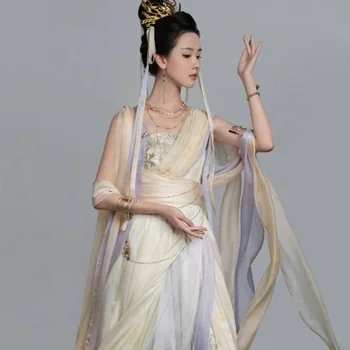 Лунен Въгленче Мин Чен Doolin Тяньхуань Свещената Дама Фейтянь Ханьфу Ежедневна Проверка На Екзотични Изкуство Облекло За Изпълнения