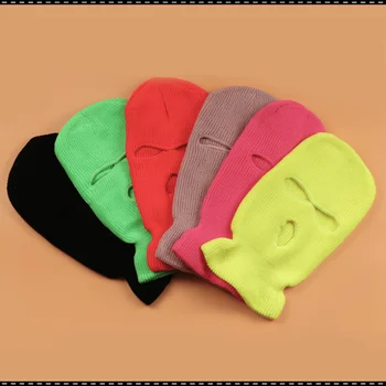 Маска-Балаклава Шапка Зимна калъф Неон маска Зелени шапки за парти на Хелоуин Мотор под наем Ски, Колоездене Балаклава Розови маски