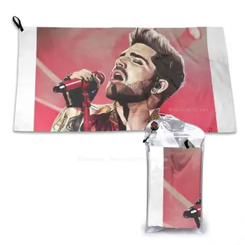 Мека кърпа за лице с шарките на Адам Lambert за дома и улица Adam Lambert Velvet Queen и Al