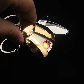 Метална Външна Ветрозащитная Плазмена USB Беспламенная Запалка От Вольфрамовой Тел Beetle Charging Lighter Персонални Творчески Мъжки Подарък