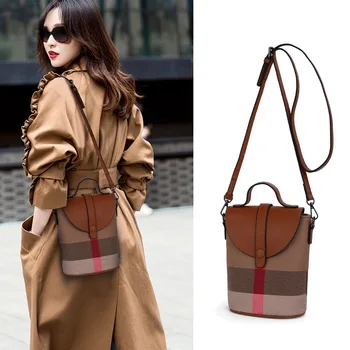 Мини-latticework холщовые дамски чанти през рамо, кожена чанта за мобилен телефон с цип, модни дамски ежедневни малка чанта през рамо