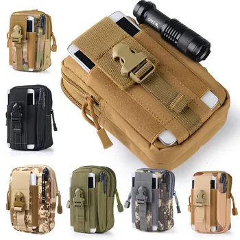 Мъжка чанта тактическа Molle, поясная чанта, военна поясная чанта, чанта за бягане