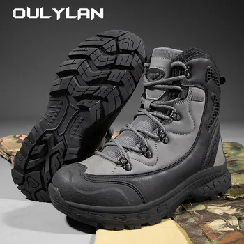 Мъжки военни обувки Туристически тактически обувки Мъжки обувки за катерене спецназом Обувки за пустинята Външни непромокаеми ботильоны Мъжки работни обувки