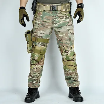 Мъжки панталони, Тактически Панталони, Мъжки панталони-карго ежедневни тактически панталони Мъжки дрехи Военни панталони