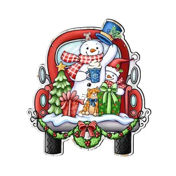 Навидад Коледна Елха Автомобил Лосове Снежен Човек Висящи Бижута, Детски Играчки Подарък-Коледна Сцена Нова Година Навидад Декорация На Дома