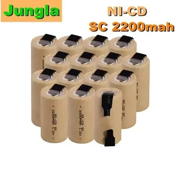 Най-ниска цена 1-20 бр. SC Батерия 1,2 На Акумулаторни Батерии 2200 mah Nicd Батерия Батерия Електроинструменти