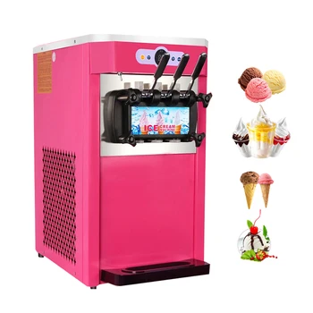 Настолна машина за приготвяне на мек сладолед, цена по цена на производителя, машина за приготвяне на йогуртового сладолед 110V 220V