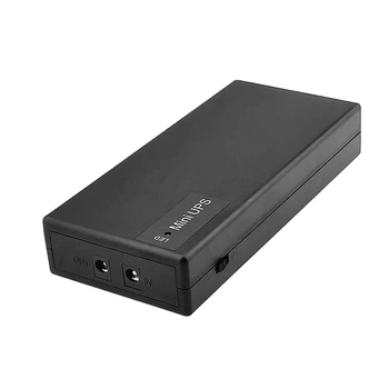 Непрекъсваемо захранване Mini UPS 5V Черен за видеонаблюдение и WiFi-рутер аварийно захранване