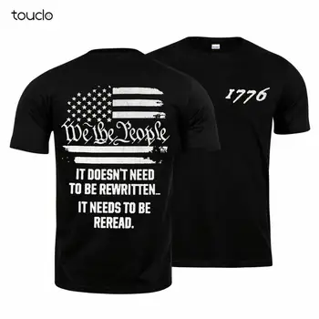 Нов 1776 -We The People Патриотическая Американската Тениска Пълен Размер Унисекс S-5Xl Xs-5Xl Потребителски Подарък Забавни Тениски С Къс Ръкав