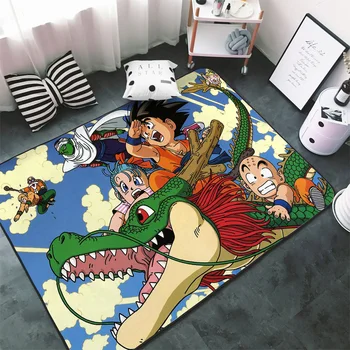 Нов килим Dragon Ball за всекидневната, домашен интериор, постелки Goku, подложка за спални, аниме-подложка за баня, стоки за дома, подаръци