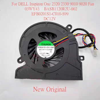 Нов Оригинален Вентилатор за Охлаждане на Процесора на вашия Лаптоп DELL Inspiron One 2320 2330 9010 9020 Фен 03WY43 BASB1120R2U-002 EFB0201S1-C010-S99 DC12V