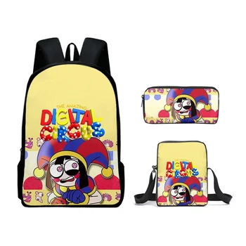Нов продукт на The Amazing Digital Circus Магически Цифров Цирк раница Училищна чанта чанта за моливи Чанта през рамо Модни Аксесоари