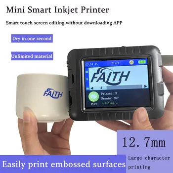 Нов ръчно принтер, преносима малка кодирующая машина, Мини-струен принтер, Многоезичен печат на лого, бързо съхнещи мастилено-струйни принтери