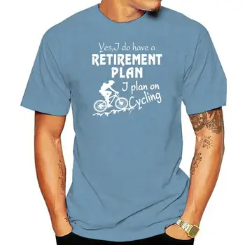 Нова ежедневни тениска Cycle Retirement Plan Мтб, младежка тениска за планински колоездач, топла евтина мъжка тениска