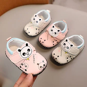 Новият мъжки и дамски обувки за бебета 0-1 години, обувки за ходене на мека подметка за бебета и малки деца, сладка и лесна за използване