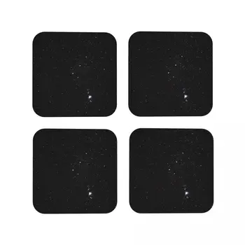 Нощното Небе - Влакчета Orion's Belt Кафе Кожени Подложки Кърпи За Съдове за Бижута и Аксесоари за Домашна Кухня, Бар