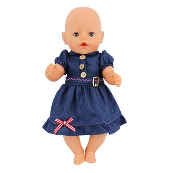Облекло за кукли Hot Dress е Подходящ за дрехи за кукли 43 см, аксесоари за кукли Реборн