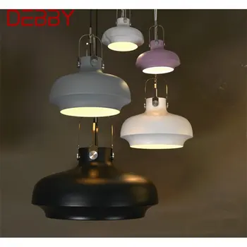 Окачен лампа DEBBY Nordic Модерни и Креативни Цветни Led лампи осветителни Тела за дома, Декоративно трапезария