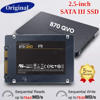 Оригинален 870 QVO SSD Вътрешен Твърд Диск SATA III 2,5 