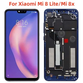 Оригинален Mi8 Lite LCD дисплей За Xiaomi Mi 8 Lite Дисплей С рамка 6,26 
