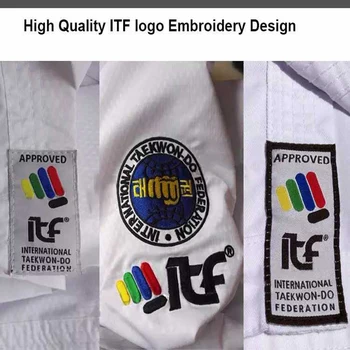 Персонализирано лого, униформи ITF, лого, етикет за кимоно за таекуондо, аксесоари за униформи.