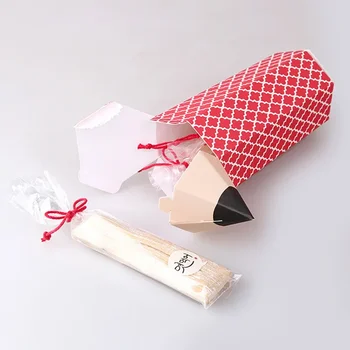 Подарък кутия за моливи 10ШТ за бонбони За Подарък на парти Подарък за бала Favor Boite Хапчета Бонбоньерки Опаковъчни кутии за подаръци