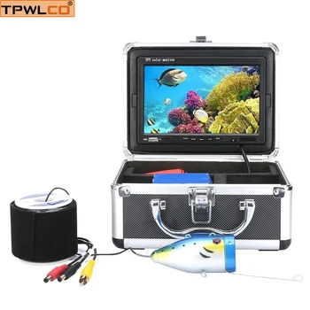 Подводен сонар, професионална видеокамера за риболов със 7-инчов цветен TFT LCD HD дисплей 1000tvl, дължина на кабела 15 м