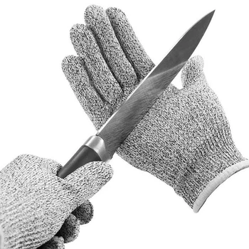 Предпазни ръкавици за защита от ножове с подплата от HPPE, устойчиви на гумата предпазни работни ръкавици