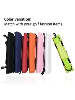 Преносима чанта за стика за голф, мини преносима чанта за стика за голф зелена чанта-месинджър клубна чанта тип захващане тренировочная чанта