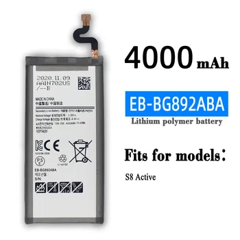 Преносимото Батерия EB-BG892ABA За Samsung Galaxy S8 Active Истински Батерията на Телефона 4000 mah