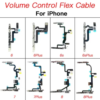 Регулирайте силата на звука с помощта на бутона за изключване на звука Смяна на flex кабел за iPhone 6 6s 7 8 Plus