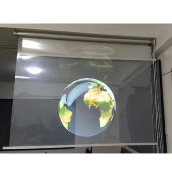 Реклама върху Екрана Задния Проектор с 3D Холографски Прожекционната Филм (1,52 м * 0,65 м) за Реклама на Витрина