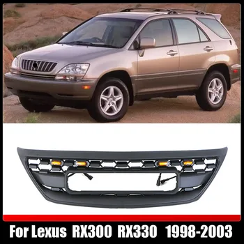 Решетка Предна Броня ABS Усъвършенстване на Състезателната Решетка С Буквенными Сетчатыми Облицовки За Lexus RX300 RX330 1998-2003