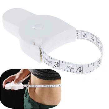 Рулетка за измерване на талията, диети, отслабване, фитнес и здраве.