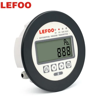 Сензор за диференциално налягане LEFOO 16 ~ 36 vdc, изход различното предавател RS485 със звукова светлинна аларма