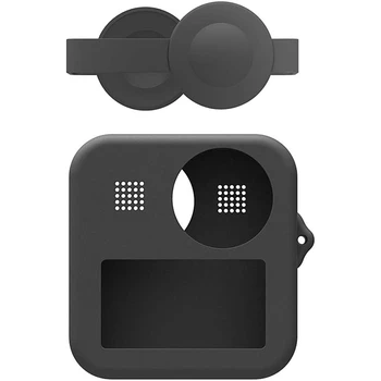 Силиконов Калъф за GoPro MAX Dual Lens Caps Калъф-Хастар Защитен Калъф за Екшън Камерата GoPro Аксесоари MAX