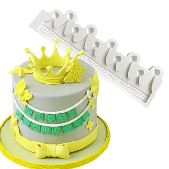 Силиконова форма за извършване на короната, форма за печене на кексчета, Инструменти за украса на торти помадных