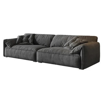 Скандинавски разтегателен диван за хола Xxl, модерно кресло с възможност за сгъване на облегалката, луксозен Дизайнерски диван с подлакътници, Нов на пода