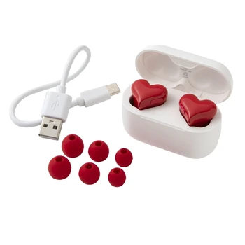 Слушалки Love Bluetooth Водоустойчив, лесно сдвояване, Непрекъснато, Преносима слушалка подложка с шумопотискане Сърце Headset