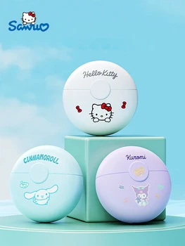 Слушалки Sanrio Hello Kitty Bluetooth, Безжични слушалки Kuromi, Музика, спорт, игри с докосване, слушалки, подаръци Cinnamoroll