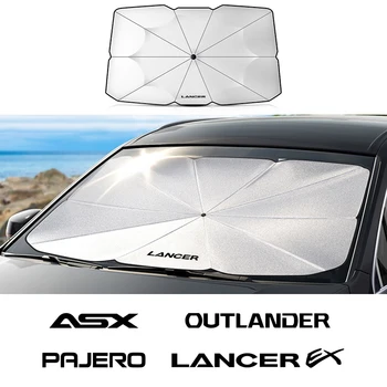 Слънцезащитен Чадър На Предното Стъкло на Автомобила Mitsubishi Outlander Lancer 9 EX ASX Pajero L200 Colt Eclipse Ralliart Delica Авточасти