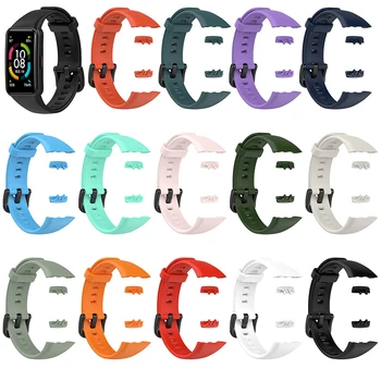 Сменяеми спортни 6 Меки силиконови часовници за Honor 6 Huawei Band 6 Pro Каишка-гривна
