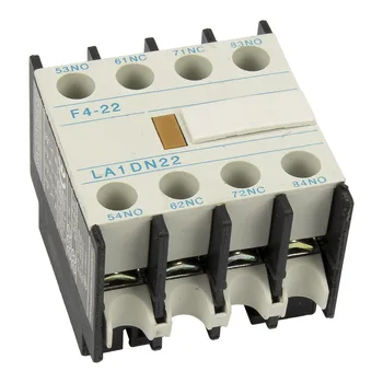 Спомагателен контактен блок LA1-DN22 F4-22 2NO + 2NC за контактора ac CJX2 LC1-D