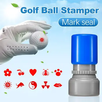 Спорт на открито Пластмасов бързосъхнеща standalone, маркировъчна печат Аксесоари за голф Стампер за топка за голф Маркер за голф