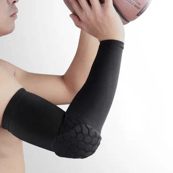 Спортна защита за ръцете, клетъчна защита от сблъсък, херметичен ръкав за лакътя, предпазни средства за коляното за баскетбол, защита от кървене е необходима