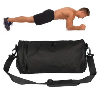 Спортна чанта за мъже с отделение за обувки и за мокри принадлежности, чанта за фитнес, многофункционална малка чанта за тренировки, водоустойчива чанта за лични неща.