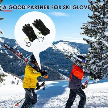 Спортни ръкавици, Колани за Ски ръкавици, Гривни Регулируеми Многократна употреба Защитни ръкавици и Колани със защита от загуба на ремъци за употреба на открито